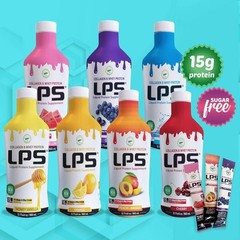 LPS Liquid Protein Supplement Collagen & Whey Sugar Free 15 Grams 32 Fl Oz.