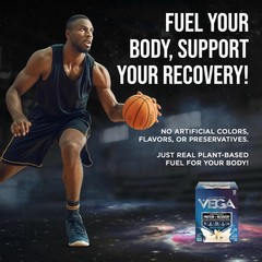 Vega Protein + Recovery, Vanilla – 30g Vegan 1.46 Ounce (Pack of 12),