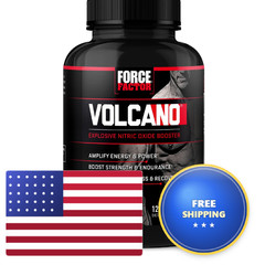 Force Factor Volcano Pre Workout Nitric Oxide Booster Supplement For Men