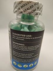 Happyummmm Creatine Monohydrate 500mg 90 Gummies Blueberry Exp 09/2026
