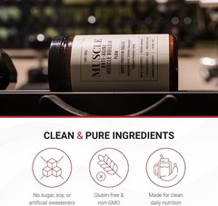 Whey Protein:Anti-Aging Muscle Builder w/ Shiitake Mushroom, Collagen & Hyalu…