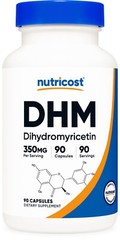 Nutricost Dihydromyricetin (DHM) Capsules (350mg, 90 Capsules) – Vegan, Non-GMO