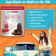 Jay Robb Whey Isolate Protein Powder – Keto, Low Carb, Gluten Free