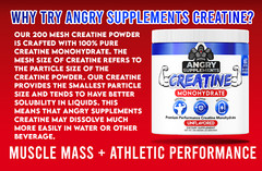 AS Creatine Monohydrate Powder 200 SERVINGS OF 5G Men Muscle Gain 2.2 LBS BAG