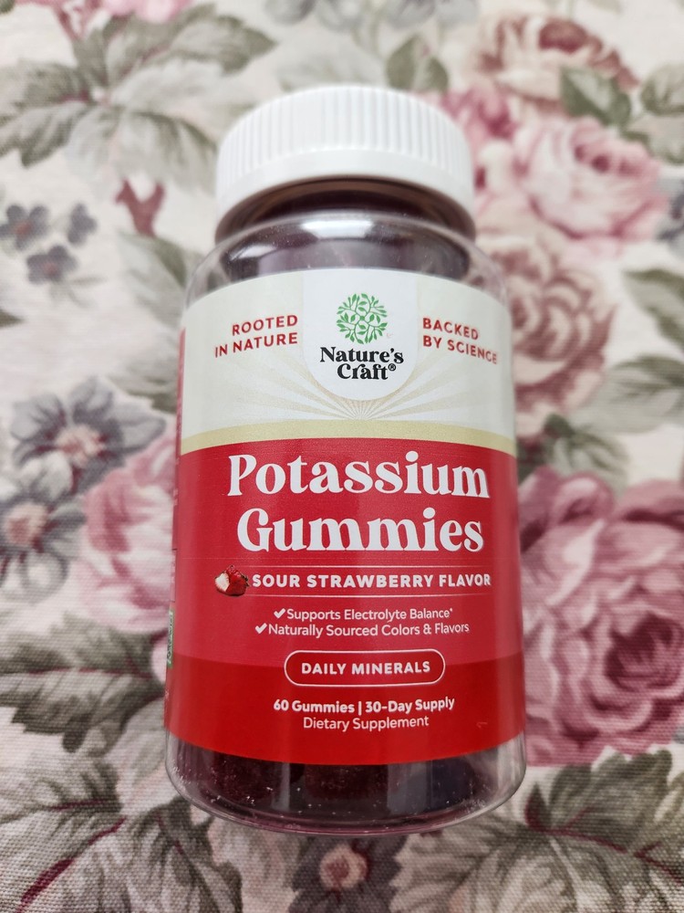 High Potency Potassium Gummies for Adults ~ Powerful Potassium Supplement Gummy