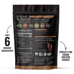 Truvani Organic Plant Based Vegan Protein Powder – Chocolate -8.75oz/10 Servings