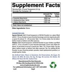 Best Naturals BCAA Powder 8 OZ – Muscle building