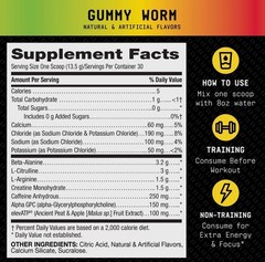 NEW! Beyond Raw LIT Origin Intense Pre-Workout Powder Energy Gummy Worm Exp 5/28