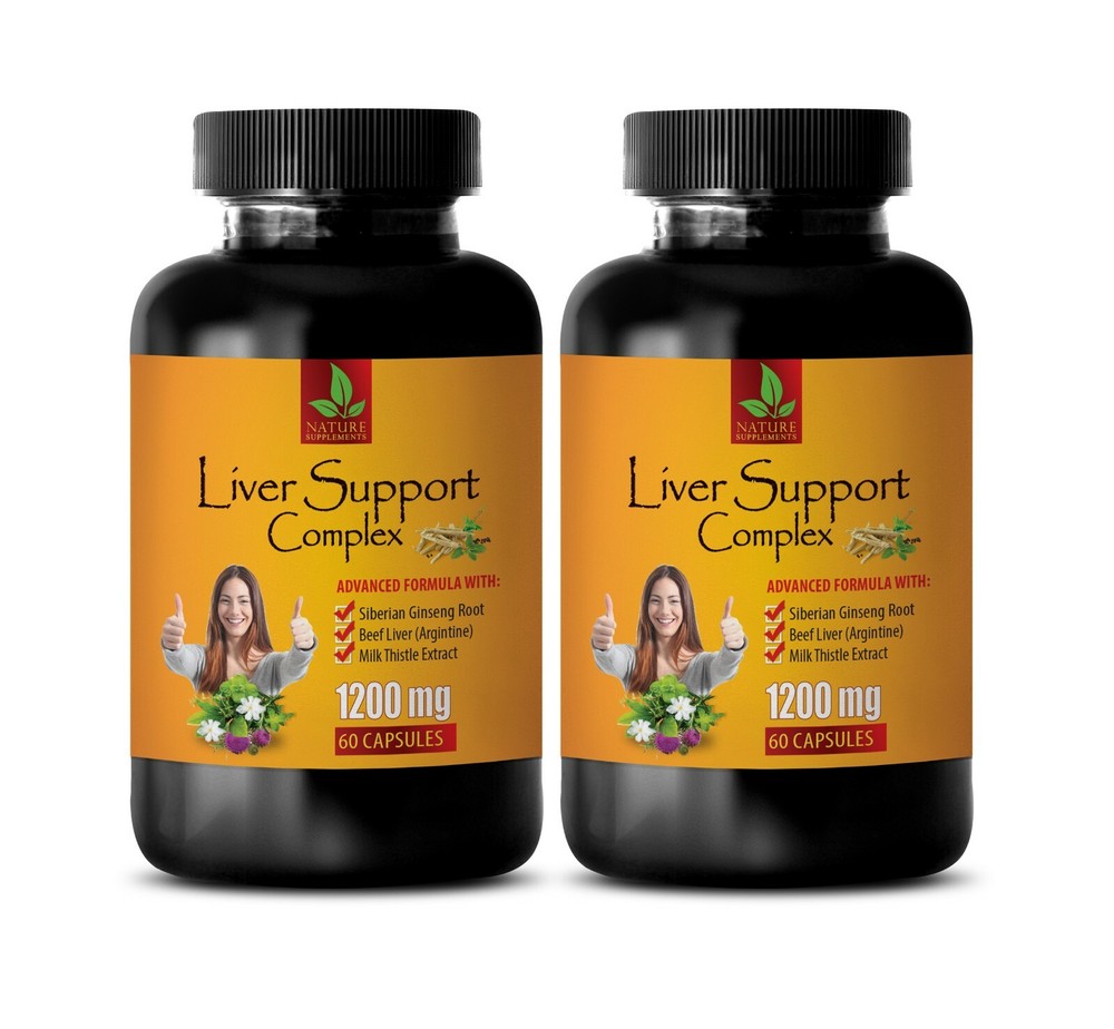 liver detox – LIVER SUPPORT COMPLEX – liver cleanse milk thistle – 120 Capsules