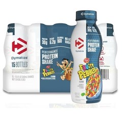 Dymatize ISO100 Whey Protein Isolate + Fruity Pebbles Protein Shake 15 Pack