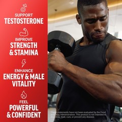 Force Factor Test X180 Testosterone Support For Men Clinically Studied Ksm-66
