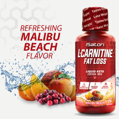 L-CARNITINE Fat Loss – Metabolism Activator – Malibu Beach 1500mg / 24 Servings