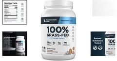 Transparent Labs Grass-Fed Whey Protein Isolate – Naturally Flavored Gluten F…