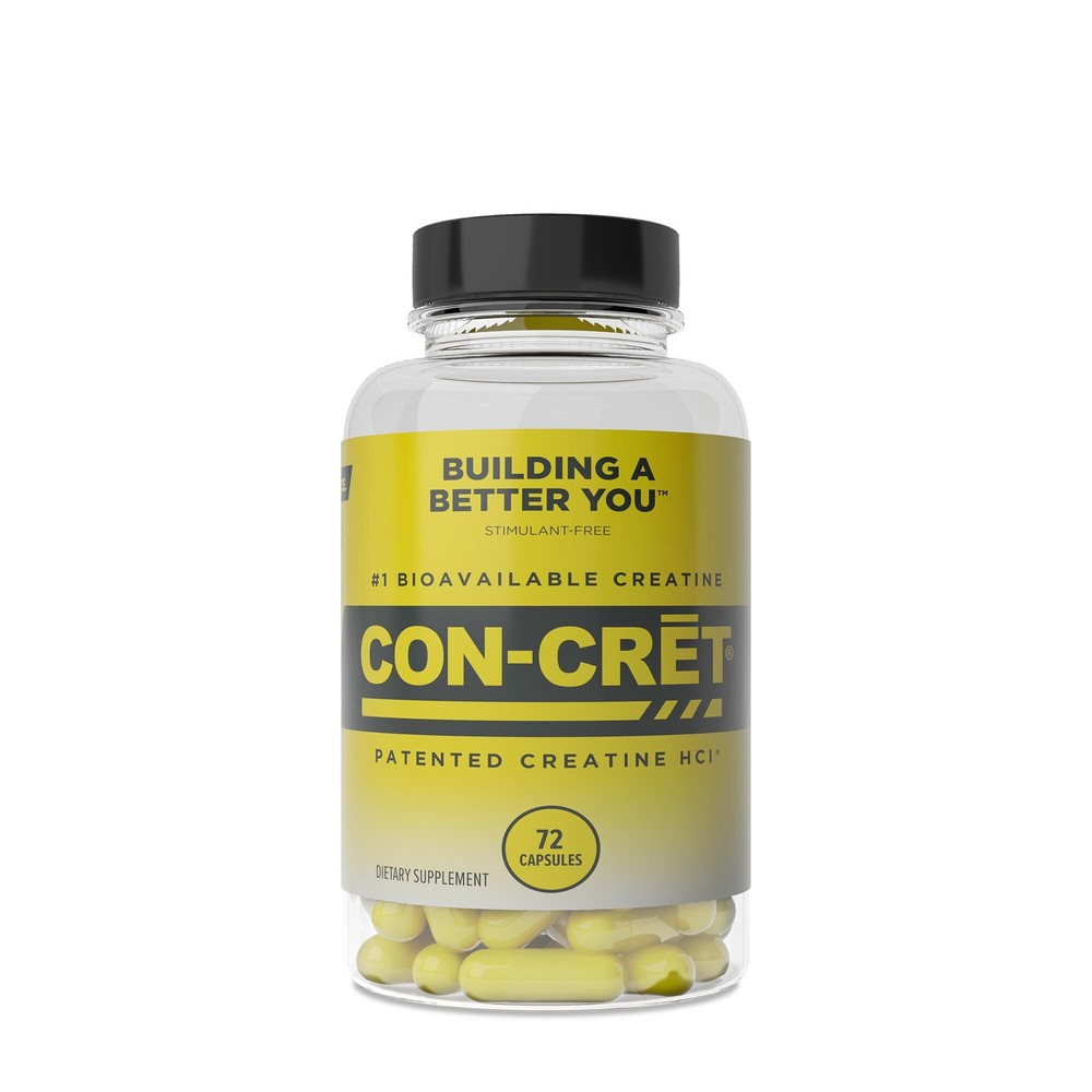 Patented Creatine HCl® – 72 Capsules (72 Servings)