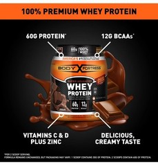 Body Fortress Super Advanced Whey Protein Powder 28.5oz – Chocolate