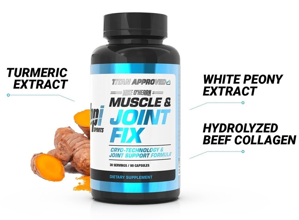 Mike O’Hearn Muscle & Joint Fix 90 Caps Beef Collagen BPI Sports Titan Series