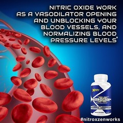 Nitric Oxide Booster Supplement Supports Blood Flow Pre Workout 2210 mg 90 pills