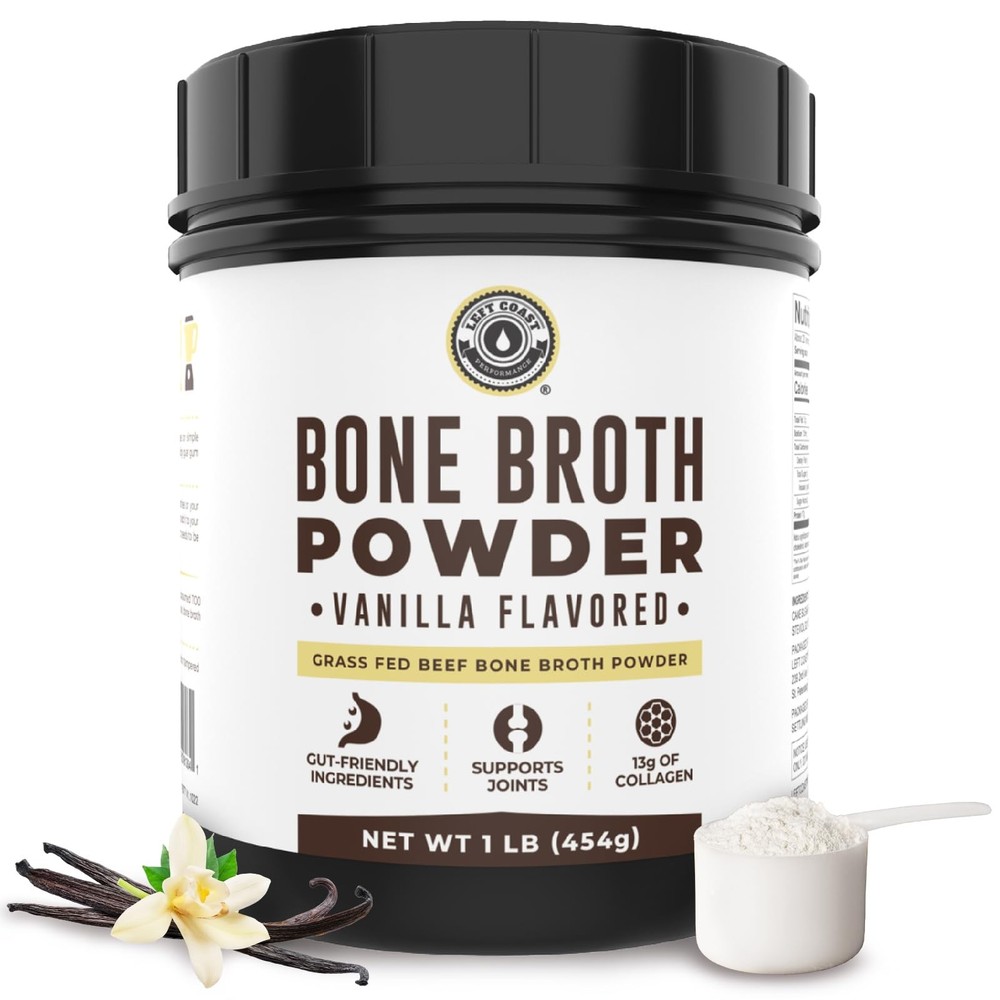 16oz Vanilla Bone Broth Protein Powder From 1 Pound (Pack of 1),