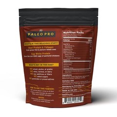 Paleo Protein Supplement Powder 1 Pound Grass Fed Beef Egg White Grain Free
