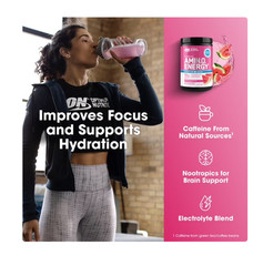 Optimum Nutrition Essential Amino Energy Hydration Plus Focus Powder, Watermelon