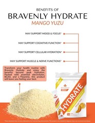 Hydrate – Mango Yuzu Electrolyte Drink Mix | 16‑Serving Bag – NEW Exp 12/26