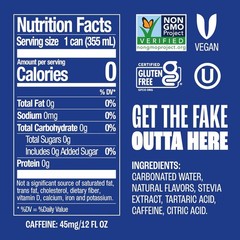 (Pack of 2) Zevia Vanilla Cola Diet Soda 12 Pack 144 Fl Oz
