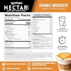 Nectar Lattes Protein Powder Coffee Flavor Grass Fed Gluten Free 2 Pound Pack