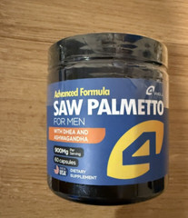Saw Palmetto for Men w Ashwagandha & more 60 Capsules – 2 per serving EXP 2/27