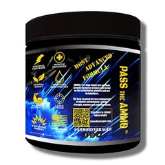 AMMO® Energy Reloads Pre Workout Powder Berry 300mg Caffeine Zero Sugar 30serv