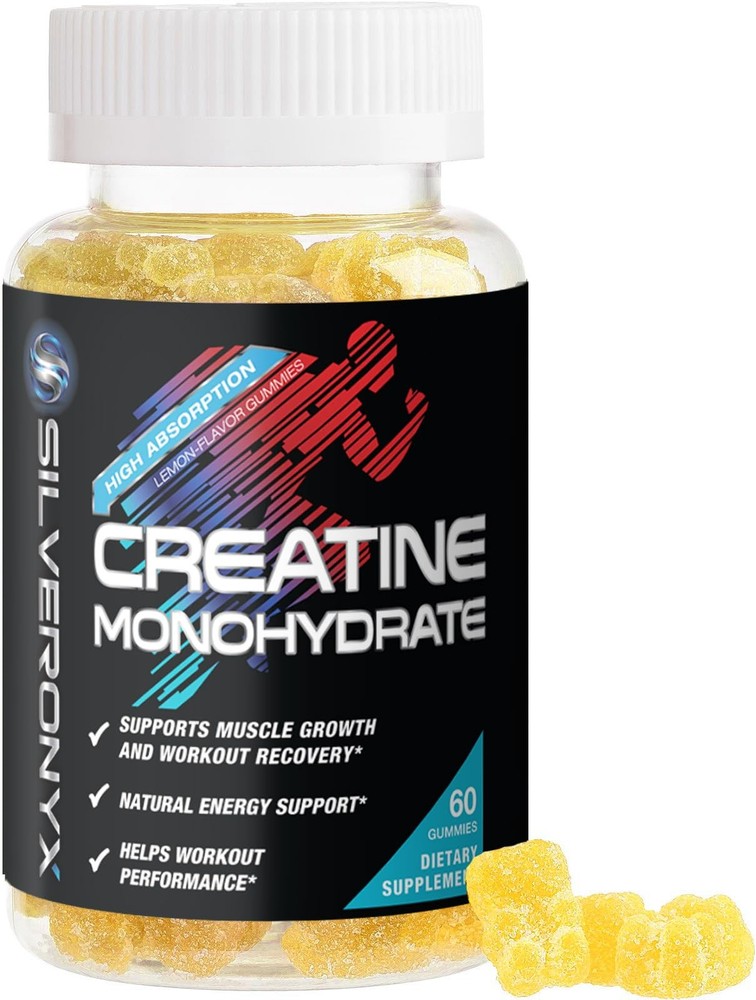 Creatine Monohydrate Gummies 2000mg – Best Micronized, Sugar Free Creatine Ch…