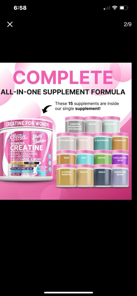 Creatine For Women’s Clean Nutra Creatine Monohydrate 15 Supplements