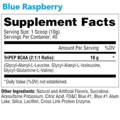 Tripep BCAA 400g 40 Servings Branched-Chain Amino Acids Powder Muscle Recovery