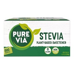 Pure Via Stevia Sweetener 28.2oz (800 packets) 28.21 Ounce (Pack of 1)