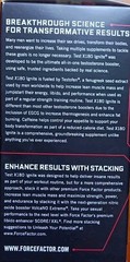 FORCE FACTOR TEST X180 IGNITE TOTAL TEST BURN FAT SEX DRIVE SUPPLEMENT 60 CAPS!!