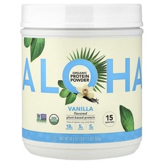 Organic Protein Powder, Vanilla, 1 lb 2.5 oz (525 g)