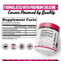 Creatine for Women – Post-Workout Supplement with 5000mg Creatine Monohydrate…