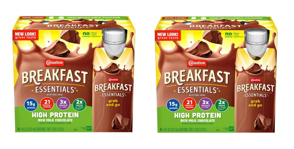 Carnation Breakfast Essentials High Protein Nutritional Milk Chocolate pack of 2