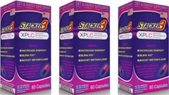 Stacker 3 XPLC 80 Capsules/Bottle (Lot of 3X Bottles) =240 Capsules