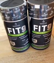 2 Pack Fit 9 Sascha Fitness Fat Loss Support. 100% Original Combo 240 capsules