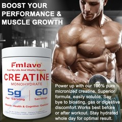 Creatine Monohydrate Powder Pure Micronized Creatine Muscle Recovery + Builder