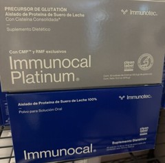 2 Boxes Of Immunocal – 1 Platinum With Cmp & Rmf & 1 Blue Exp 2027