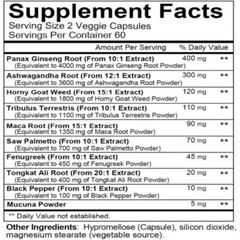 Testosteron Booster,Increase Energy,Improve Muscle Strength&Growth,Muscle Gain