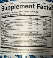 Olympus – LEVELS Pre-Workout – Miss Tease – Blue Ice Pop – 40 Serv – Exp 9/2024
