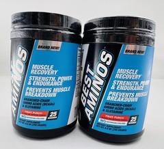 BPI Sports Best Aminos Fruit Punch Exp 11/26 7/27 NEW Workout Exercise 2pk