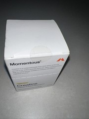 Brand New Factory Sealed Momentous Creatine 15 Packets, Cognitive Muscle Support