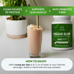 MRM Veggie Elite Performance Protein – 2.25 Pound (Pack of 1), No Color