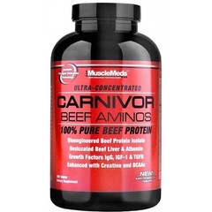 MuscleMeds Carnivor Beef Aminos 100 Pure Beef Protein 300 Tablets