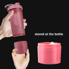 500ML Drink Water Bottle Whey Protein Powder Wire Mixer Ball for Water Bottle Sp