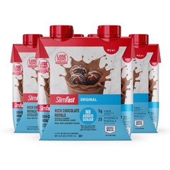 SlimFast Meal Replacement Shake, Rich Chocolate Royale, No Added Sugar