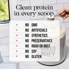 2LB Naked Whey – All Natural Grass Fed Whey Protein Powder, Organic Chocolate